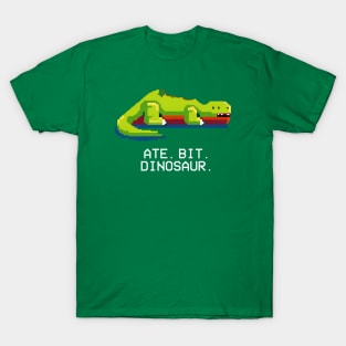 Ate. Bit. - The 8-bit Dinosaur Video Game T-Shirt